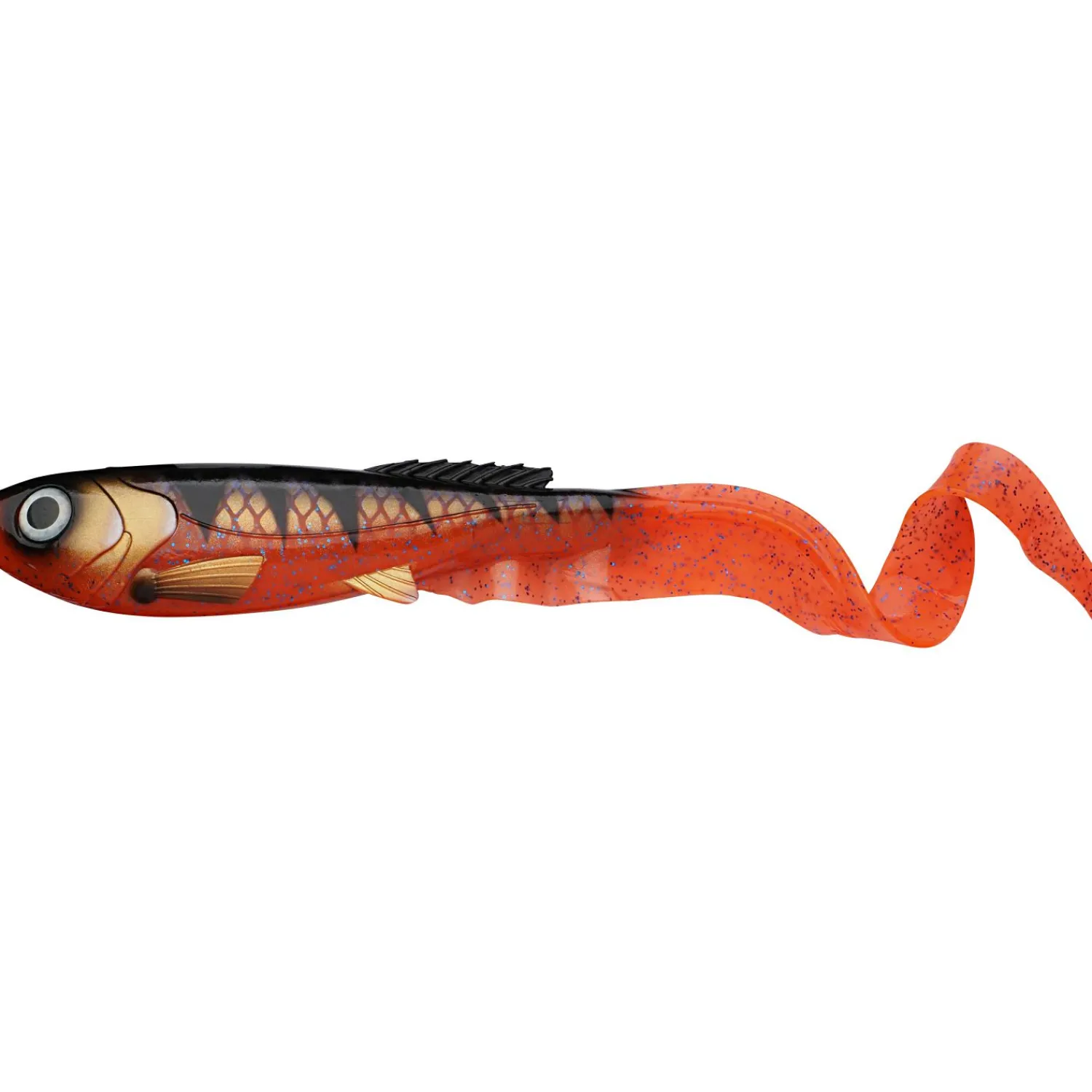Beast Curltail (Red Tiger) - 4er Set Gummiköder ·Gummifische & Shads