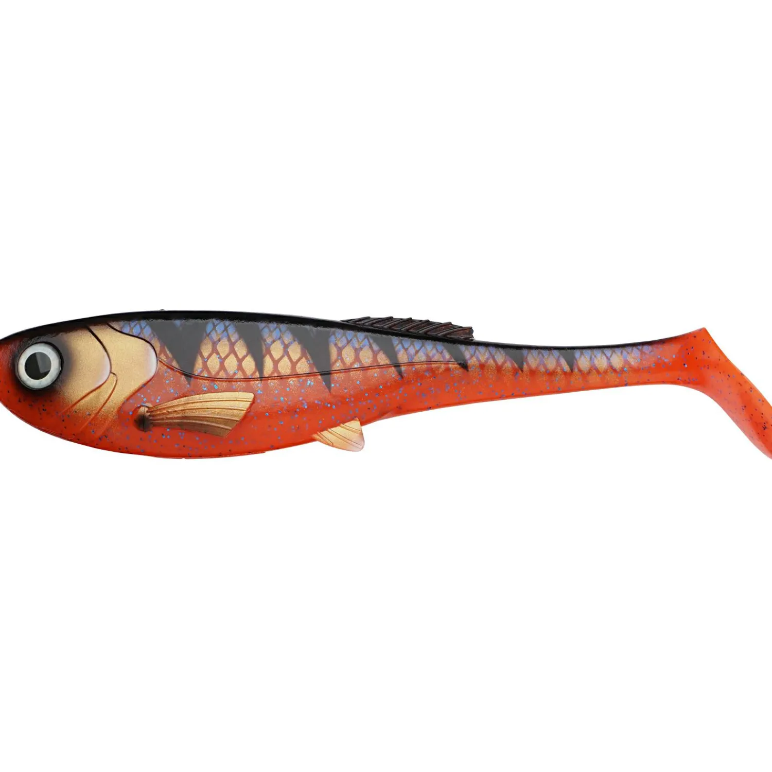 Discount Beast Slim Paddletail (Red Tiger) Gummiköder ·Gummifische & Shads