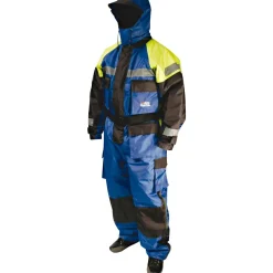New Floatation Suit - 1 pc (Black/Blue/Yellow) Thermohosen & Regenhosen|Winter- & Thermojacken