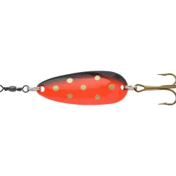 Outlet Jazz Spoon (Orange/Gold Dot) Forellenangeln-Zubehör|Trout Spoons