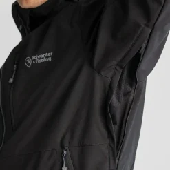 Adventer Softshelljacke Unisex (Black)< Outdoor- & Angel-Jacken
