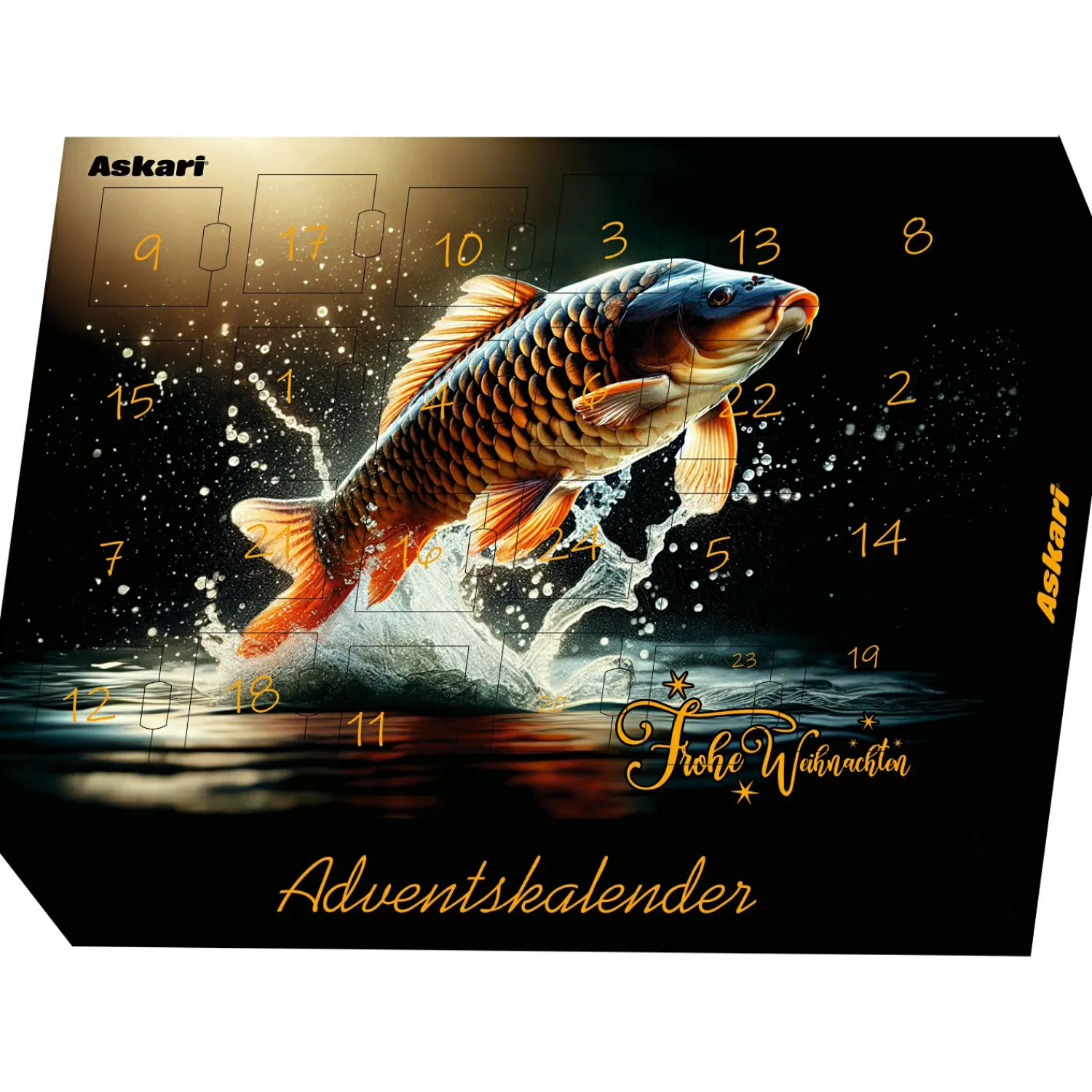 Clearance Adventskalender Karpfen 2025 Angelkarten & Angelkalender
