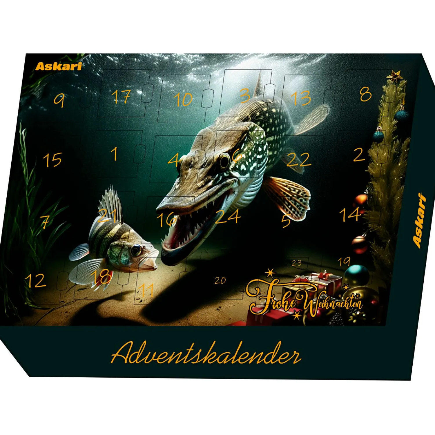 Adventskalender Raubfisch 2025< Angelkarten & Angelkalender