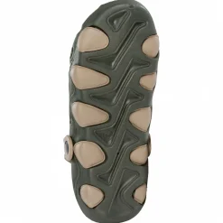 Almwalker EVA Schlappen Wild Summer Unisex (Oliv/Ocker)< Outdoor- & Angel-Sandalen