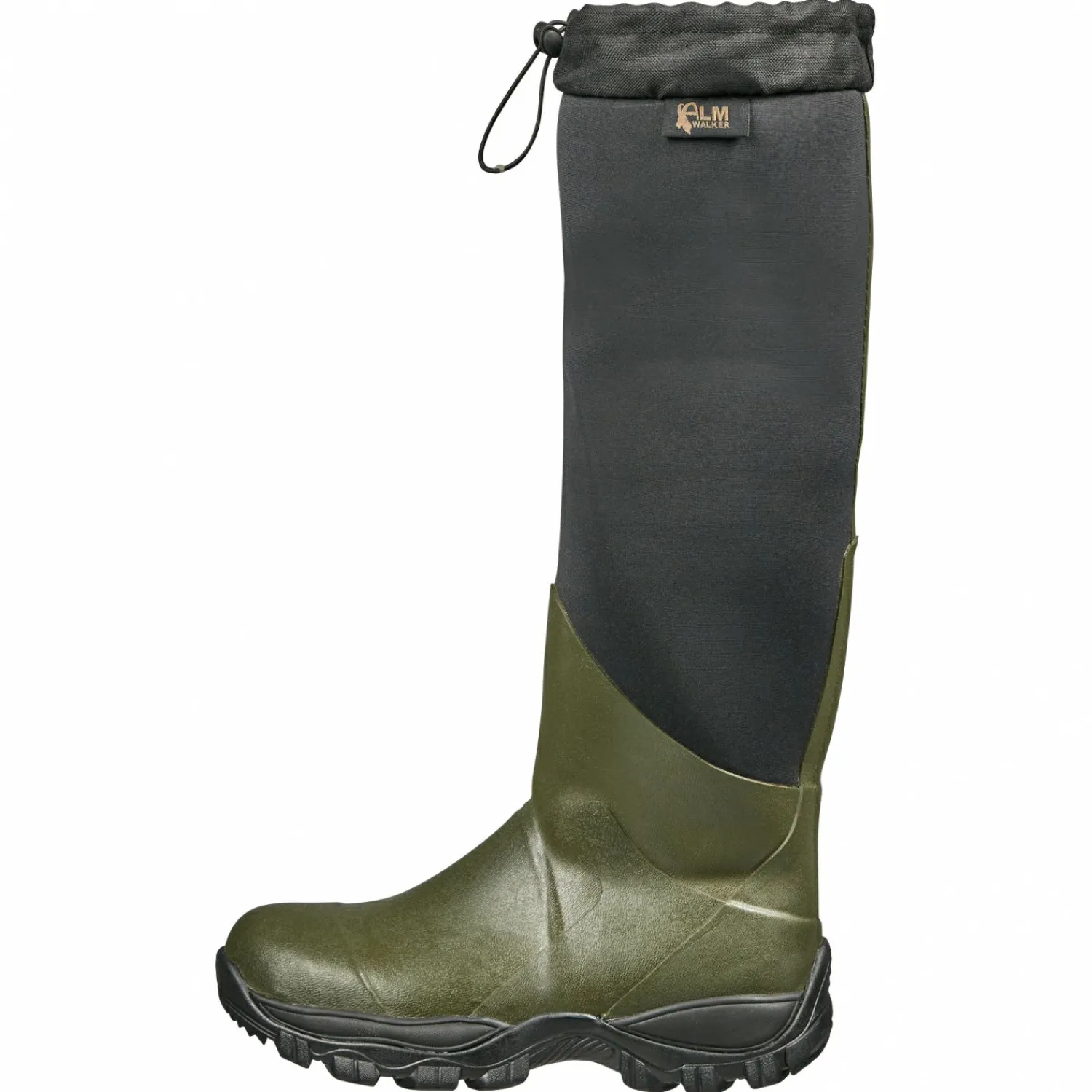 Almwalker Neoprenstiefel Dakota Herren (Oliv/Schwarz)< Angel-Gummistiefel & Neoprenstiefel