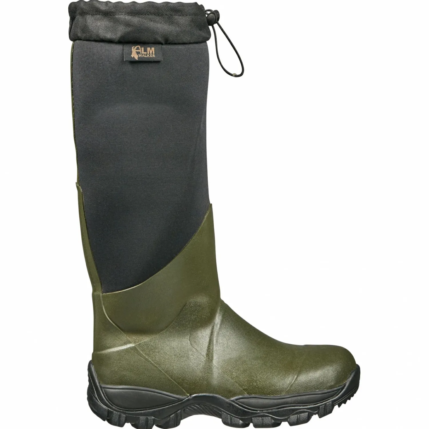 Almwalker Neoprenstiefel Dakota Herren (Oliv/Schwarz)< Angel-Gummistiefel & Neoprenstiefel
