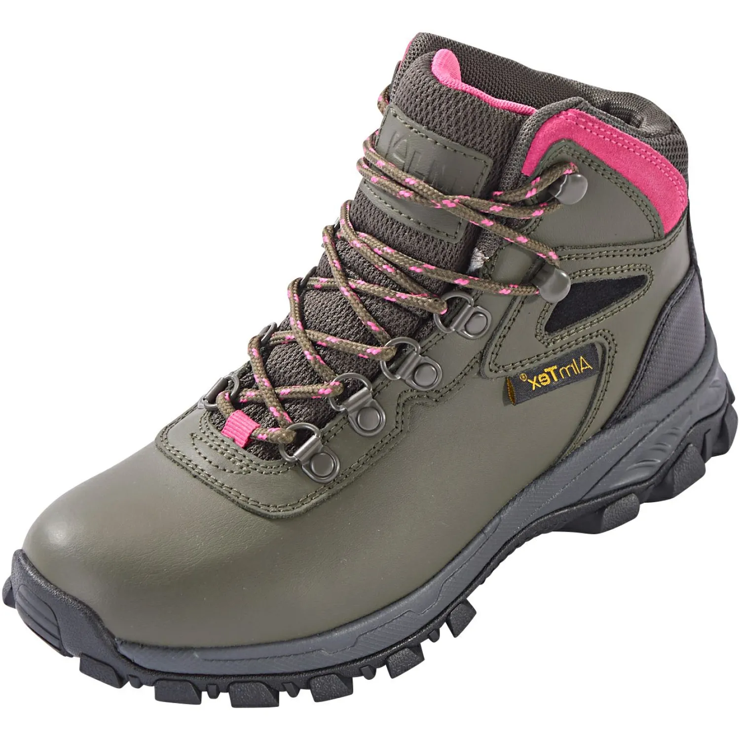 Almwalker Outdoorboots Alba ATX Damen (Oliv/Pink)<Damen Damen Angelschuhe|Damen Angelschuhe