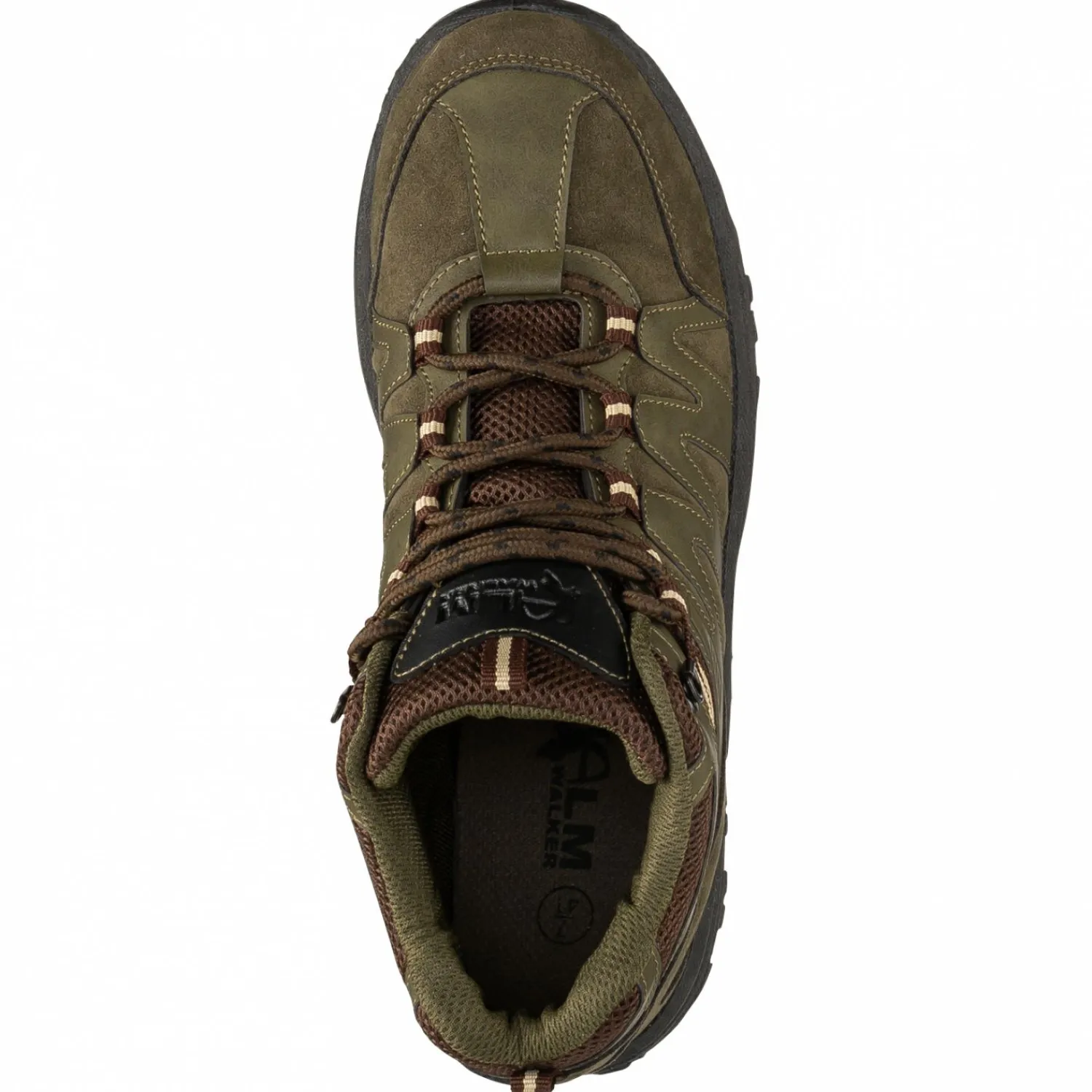 Almwalker Outdoorboots Montana Herren (Oliv/Braun)< Angel- & Outdoor-Schuhe