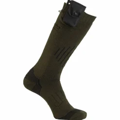 Almwalker Red Level Kniestrümpfe Feuerland Unisex, beheizbar (Oliv)< Outdoor- & Angel-Socken|Beheizbare Bekleidung
