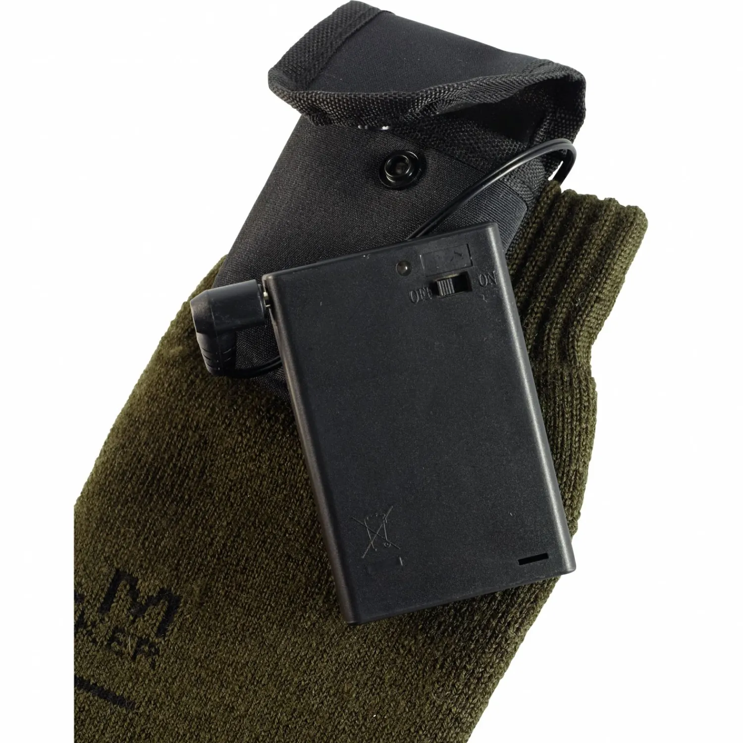 Almwalker Red Level Kniestrümpfe Feuerland Unisex, beheizbar (Oliv)< Outdoor- & Angel-Socken|Beheizbare Bekleidung