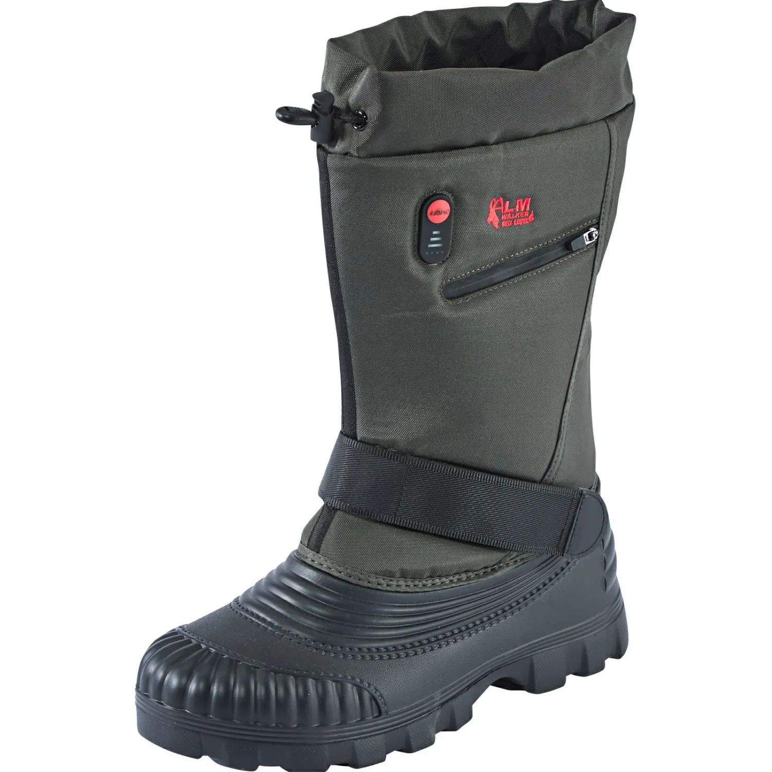 Almwalker Red Level Winterboots Logan Herren, beheizbar (Oliv/Schwarz)< Angelstiefel & Outdoor Boots