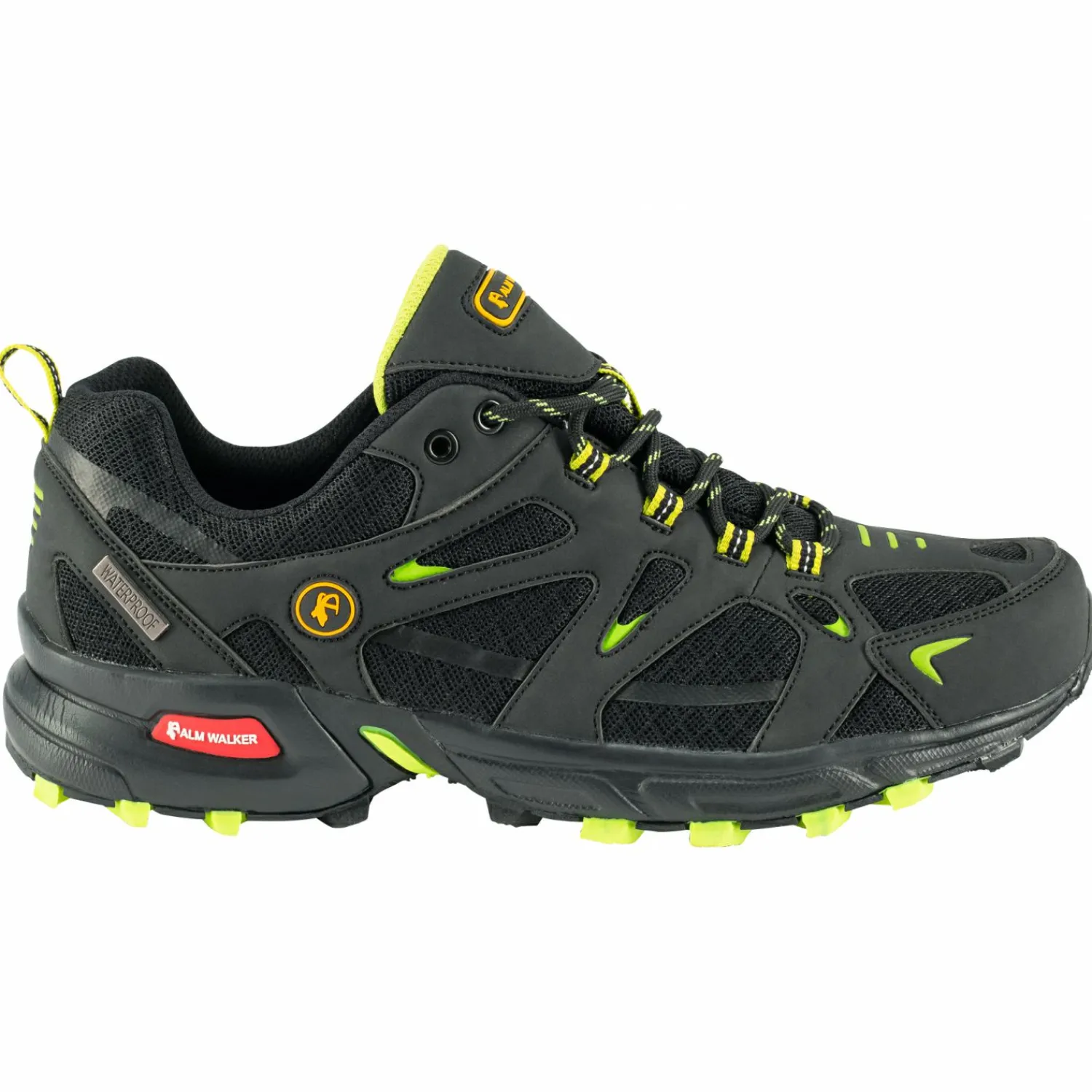 Almwalker Trekkingschuhe Tarek 2.0 Herren (Schwarz)< Angel- & Outdoor-Schuhe