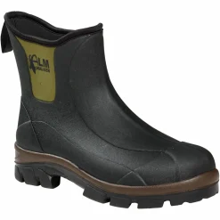 Best Watschuhe Ribe Herren (Schwarz/Oliv) Angel-Gummistiefel & Neoprenstiefel