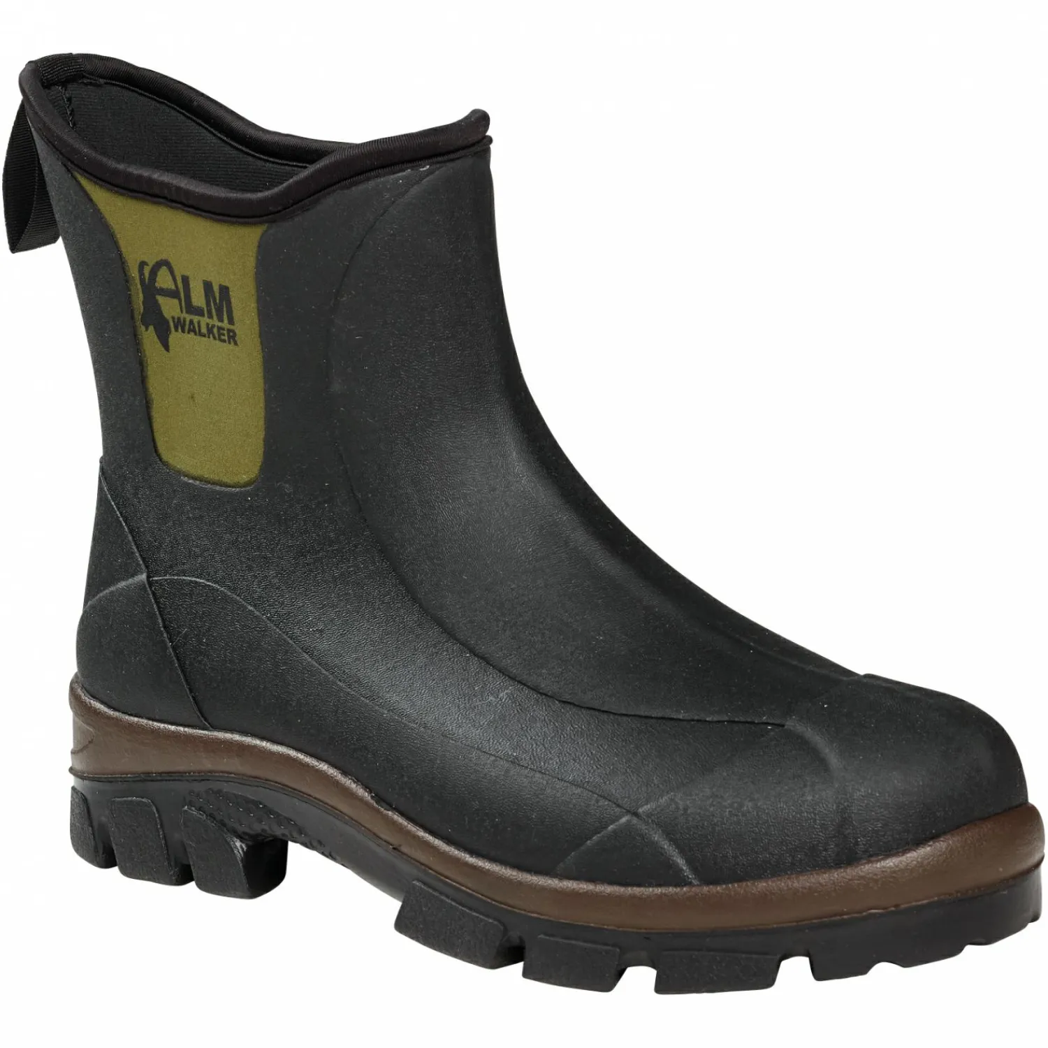 Best Watschuhe Ribe Herren (Schwarz/Oliv) Angel-Gummistiefel & Neoprenstiefel