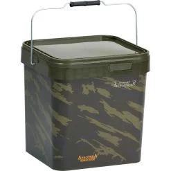 Best Bucket Freelancer (eckig, 17 Liter) Angelkoffer & Angelboxen ·Köderfischeimer & Angeleimer