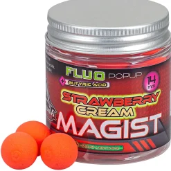 Anaconda Fluo Popup Magist (Strawberry Cream)< Karpfenfutter·Boilies & Popup Boilies|Karpfenfutter