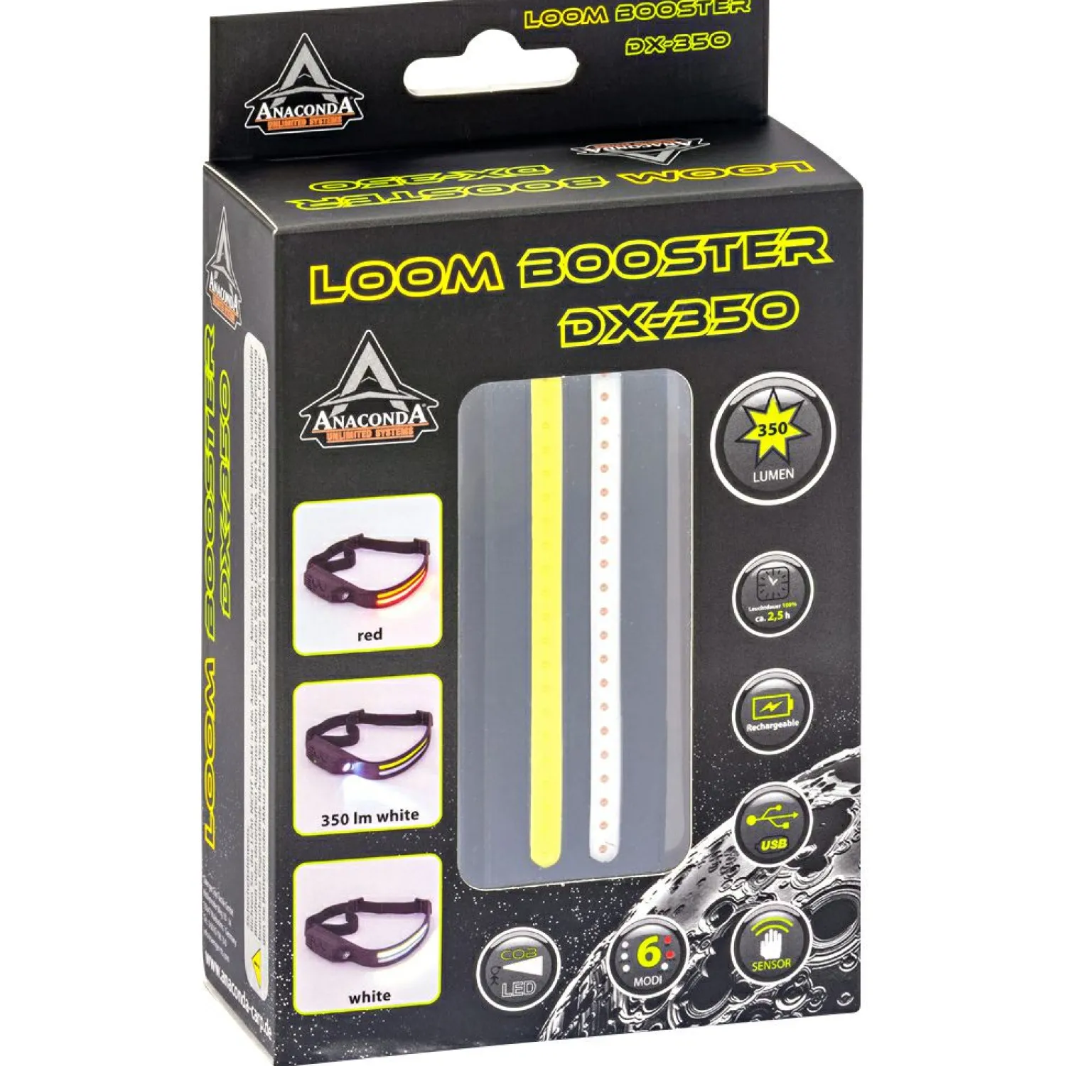 Anaconda Loom Booster DX-350< Angellampen Und Co.|Angelboote ·Kopflampen