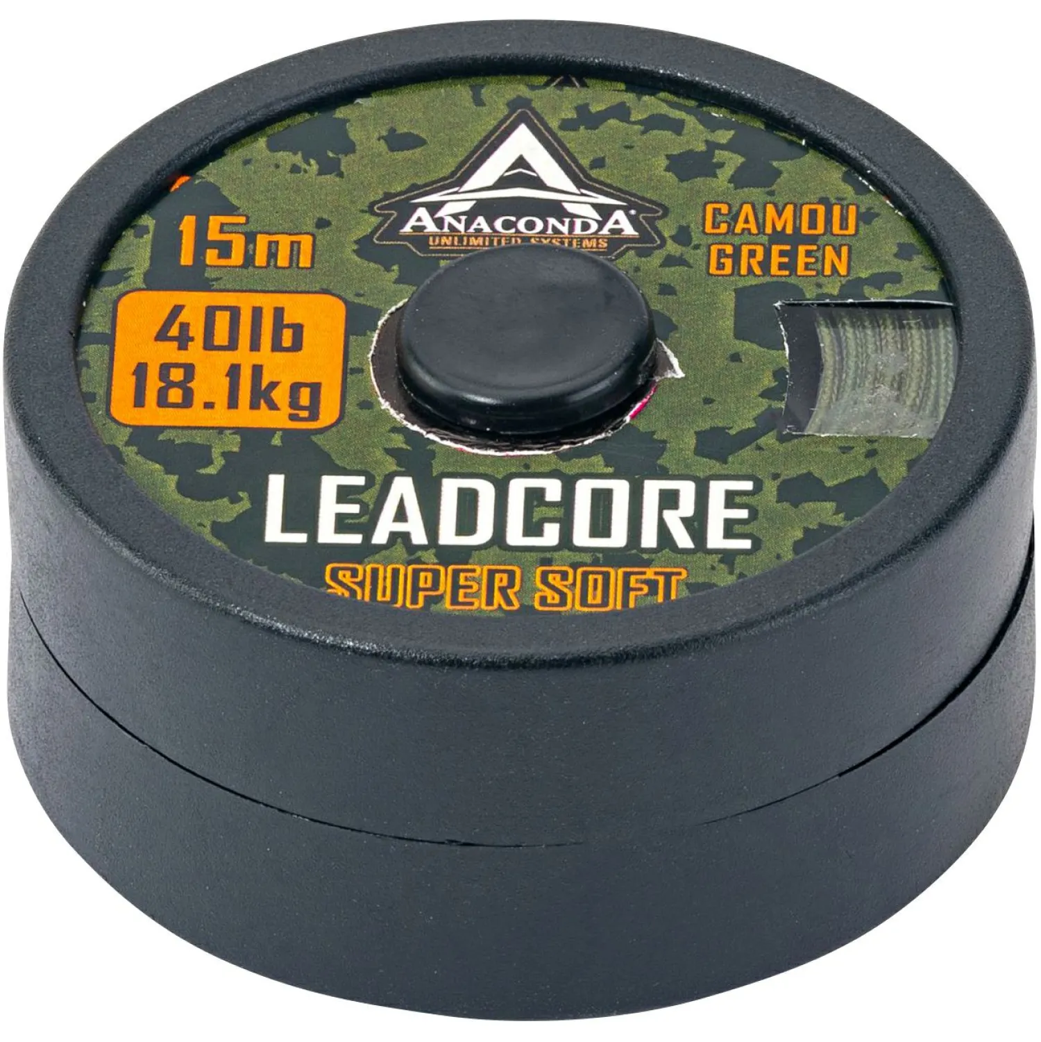 Anaconda Super Soft Leadcore (camou green)< Vorfachschnüre