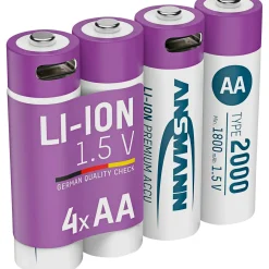 Hot Lithium Akku Mignon AA Typ 2000 Batterien & Akkus