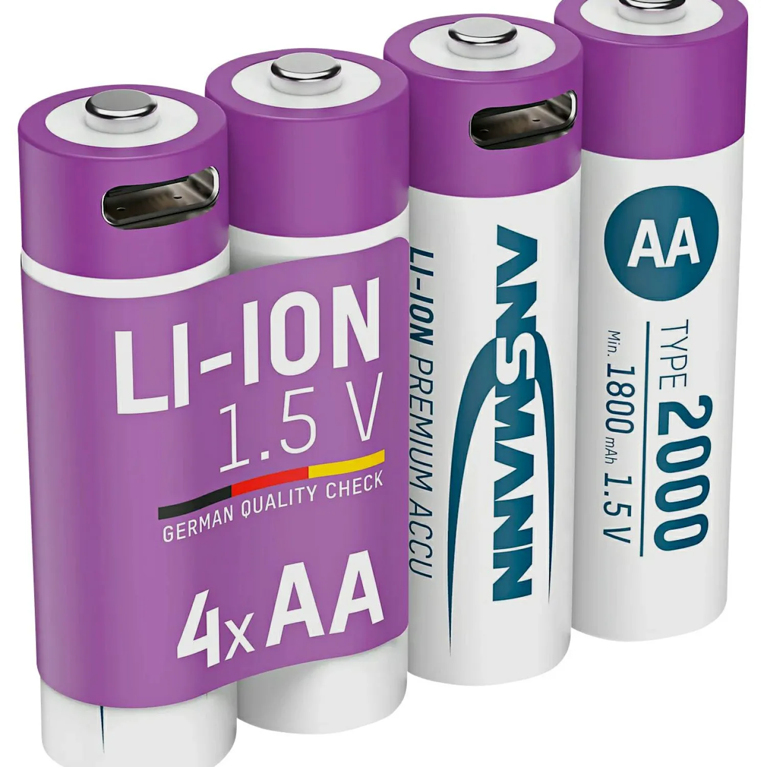 Hot Lithium Akku Mignon AA Typ 2000 Batterien & Akkus