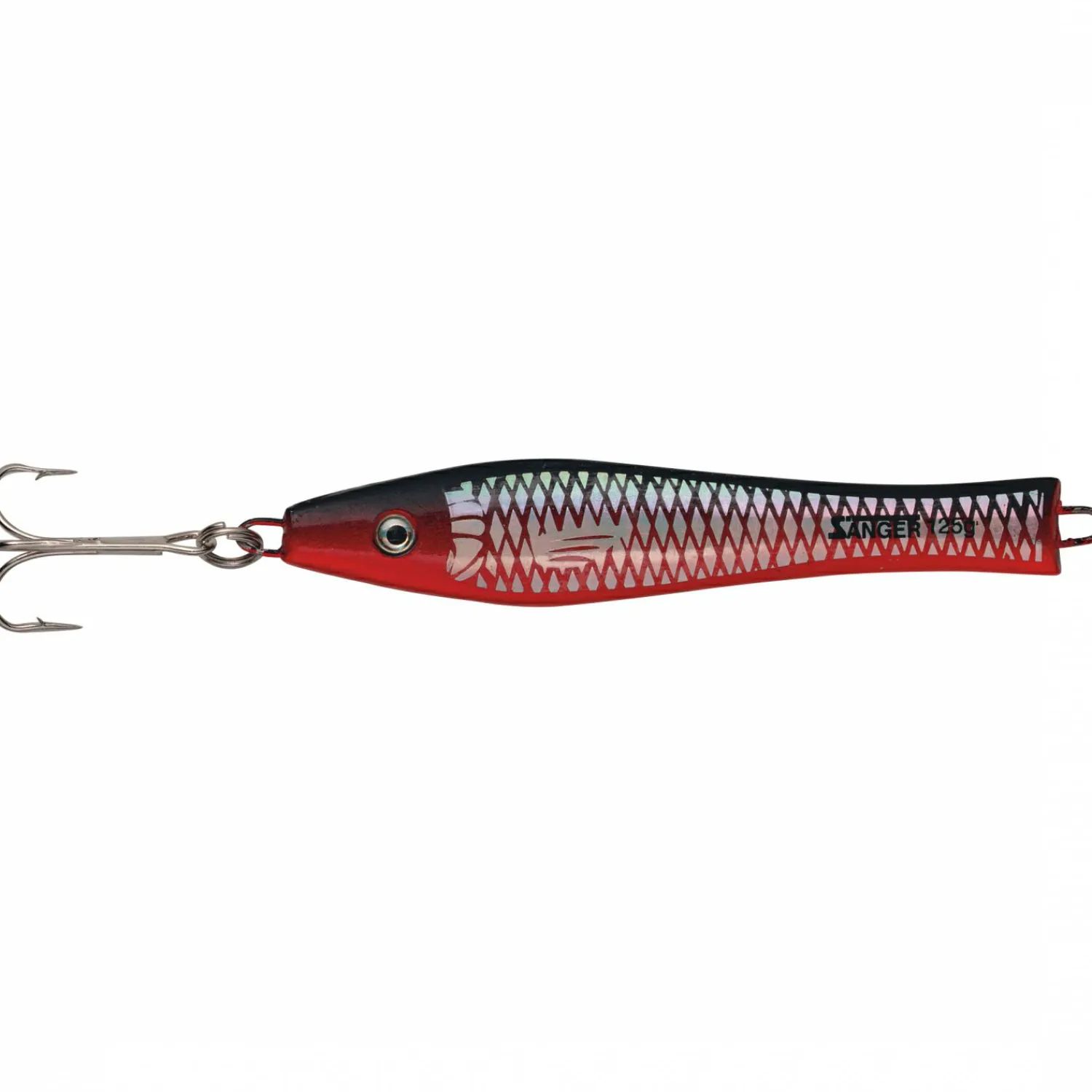 Aquantic Meerespilker 3D Holo (schwarz/rot)< Meeresköder|Meeresköder ·Pilker & Zocker