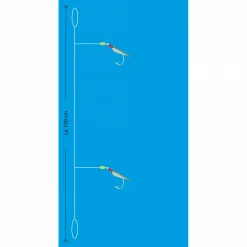 Outlet Real Skin Vorfach Rig 2 (Natural) Meeresangeln-Zubehör|Angelvorfächer & Beifänger