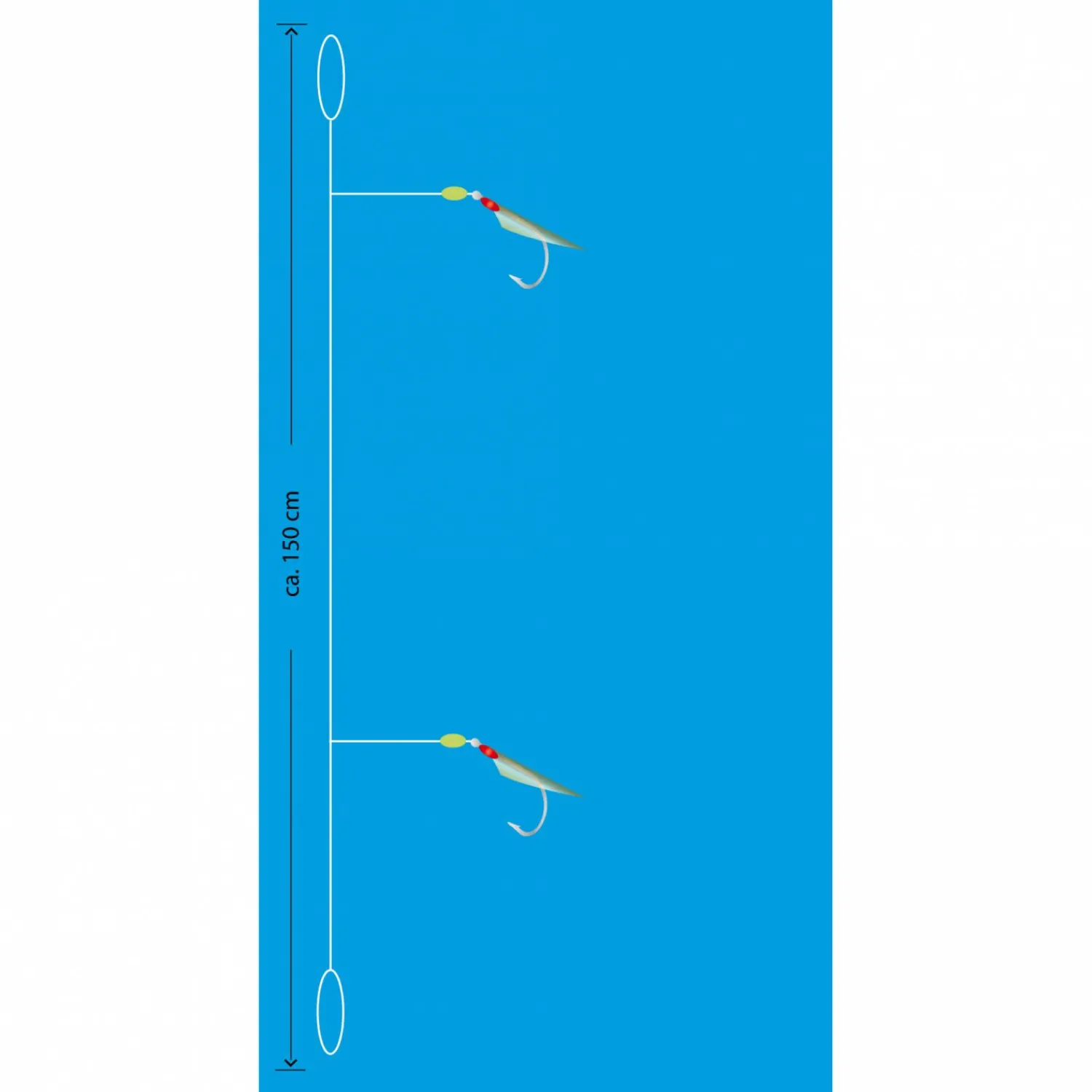 Outlet Real Skin Vorfach Rig 2 (Natural) Meeresangeln-Zubehör|Angelvorfächer & Beifänger
