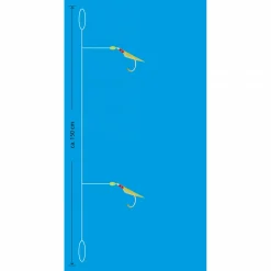 Aquantic Real Skin Vorfach Rig 2 (Chartreuse)< Meeresangeln-Zubehör|Angelvorfächer & Beifänger