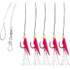 Aquantic Real Skin Vorfach Rig 5 (Pink)< Meeresangeln-Zubehör|Angelvorfächer & Beifänger