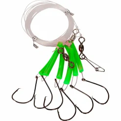 Clearance Rotbarschsystem Circle Hook (fluogrün) Meeresangeln-Zubehör|Meeresköder