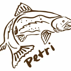 Discount Aufkleber (Trout Petri) Angel-Dekoration