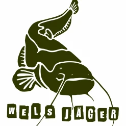 Aufkleber (Wels Jäger)< Angel-Dekoration