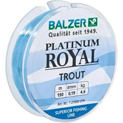 Balzer Angelschnur Platinum Royal Trout (blau)< Forellenschnüre