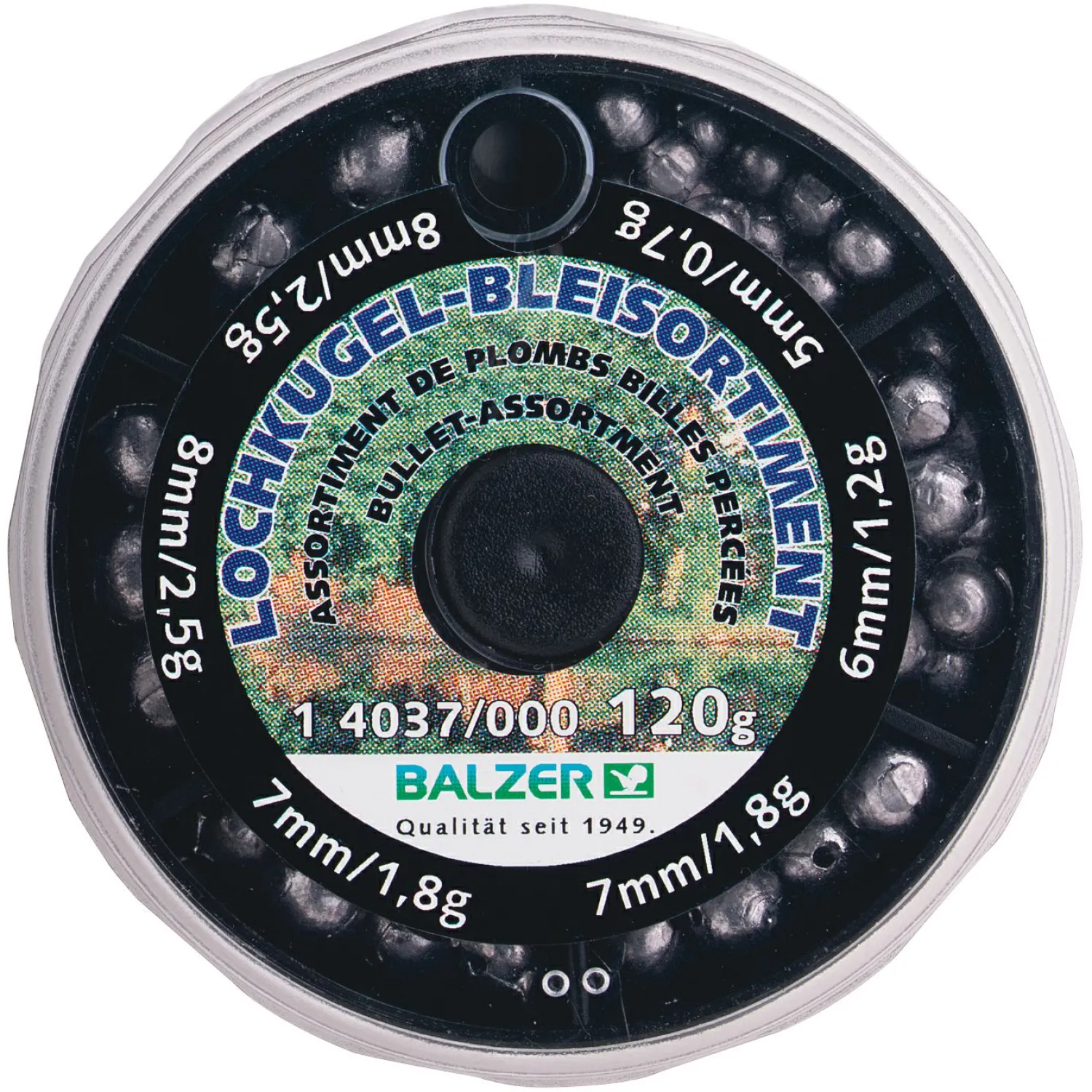 Balzer Lochkugel Bleisortiment< Angelbleie