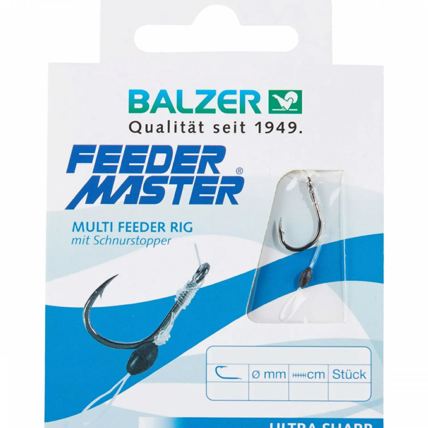 Hot Method Feeder Haken mit Schnurstopper Angelvorfächer & Beifänger