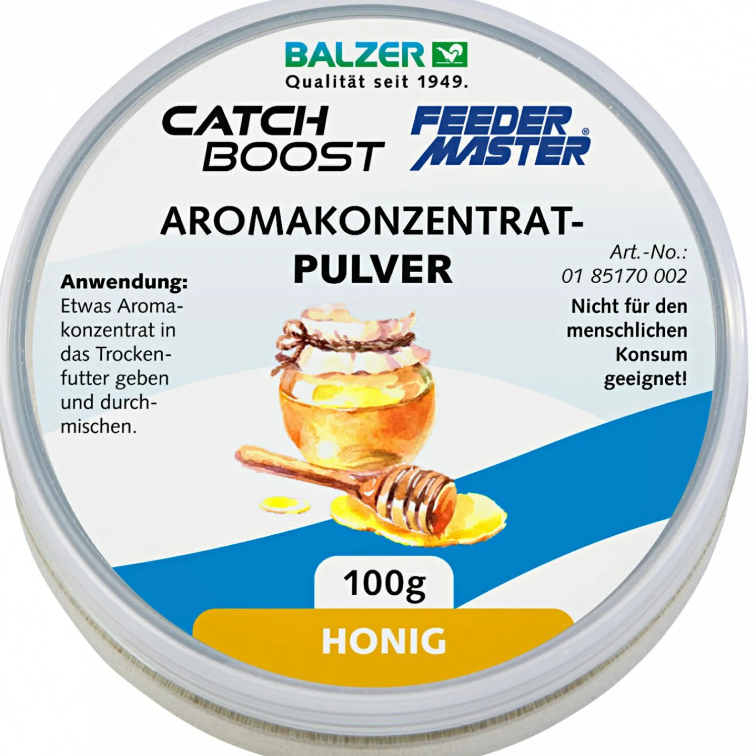 Balzer Pulver Aromakonzentrat Catch Boost (Honig)< Angellockstoffe & Boilie-Flavours