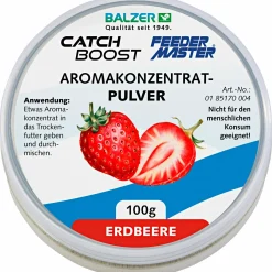 Hot Pulver Aromakonzentrat Catch Boost (Erdbeere) Angellockstoffe & Boilie-Flavours