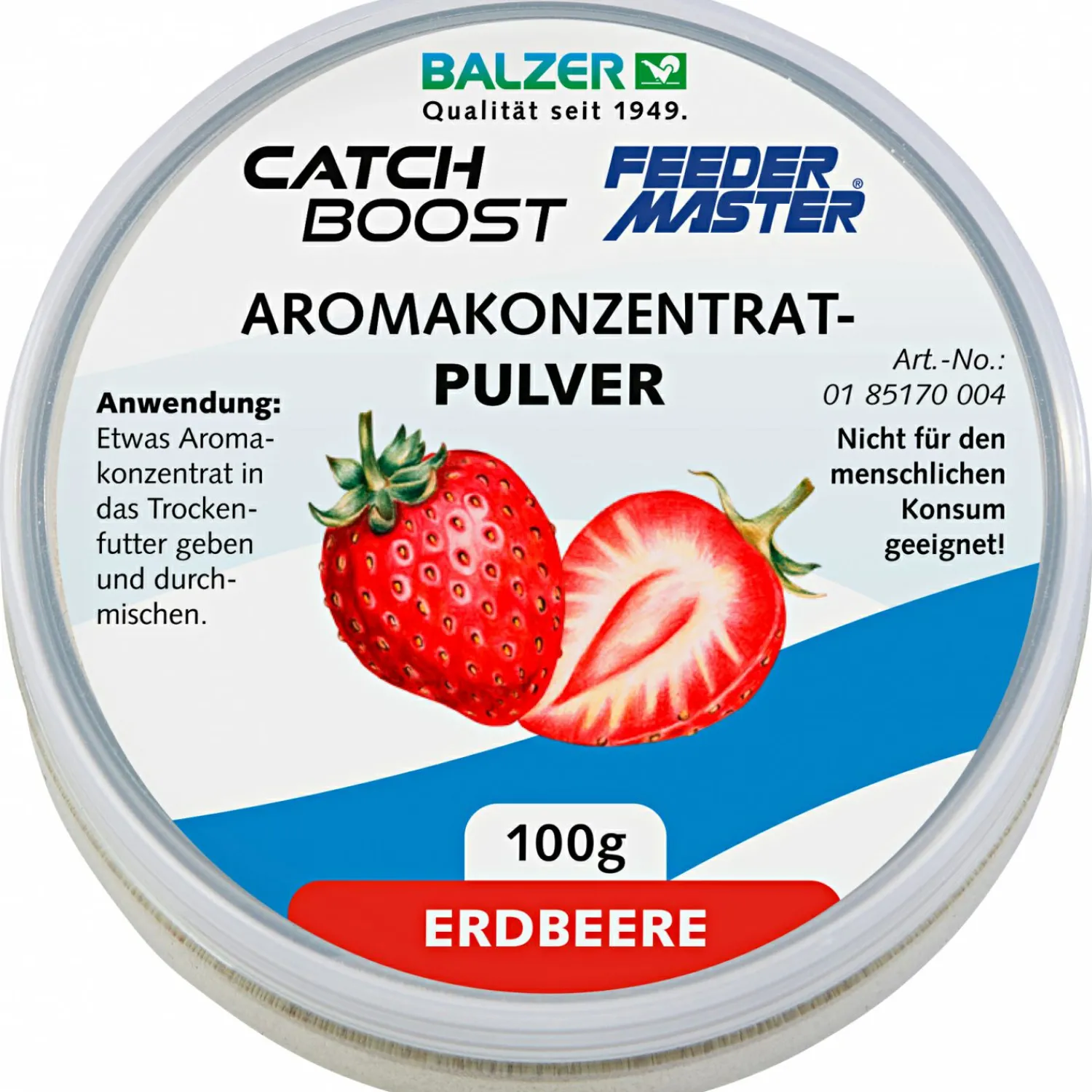 Hot Pulver Aromakonzentrat Catch Boost (Erdbeere) Angellockstoffe & Boilie-Flavours