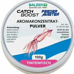 Online Pulver Aromakonzentrat Catch Boost (Tintenfisch) Angellockstoffe & Boilie-Flavours