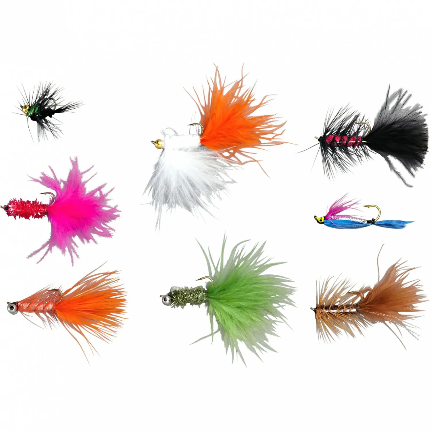 Sale Streamer-Sortiment Regenbogenforellen Fliegen|Fliegen ·Meeresfliegen & Hechtfliegen