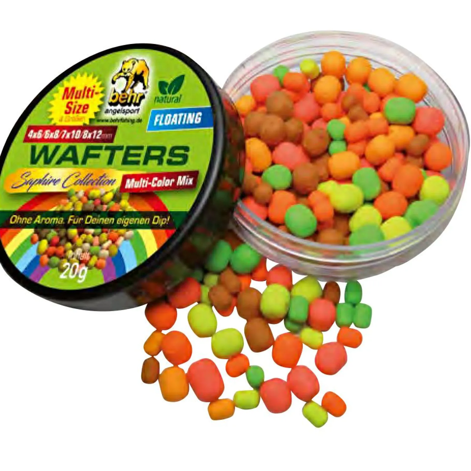 Behr Floating Wafters Saphire Collection (Multi Color/Multi Size Mix)< Karpfenfutter·Boilies & Popup Boilies|Karpfenfutter