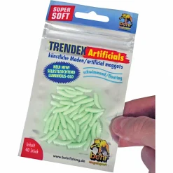 Behr Friedfischfutter Maden künstlich (selbstleuchtend)< Friedfischfutter|Friedfischangeln-Zubehör
