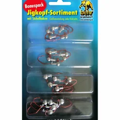 Best Jigkopf Sortiment 2 Jigköpfe & Köder-Rasseln|Raubfischangeln Kunstköder