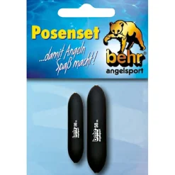 Clearance Unterwasserposen Inline-Floater Set (schwarz) Angelposen-Sets