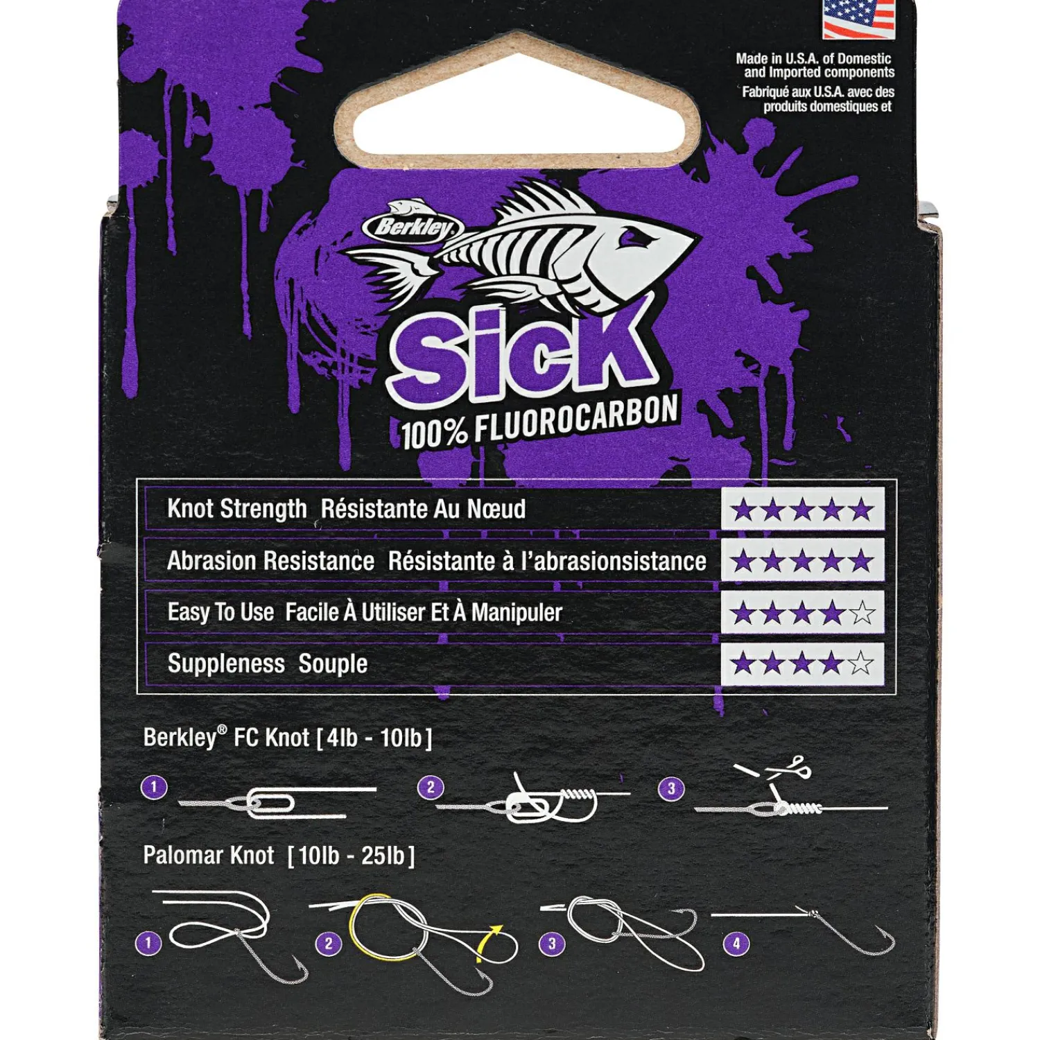 Berkley Angelschnur Sick Fluorocarbon Leader< Fluorocarbon-Schnüre|Vorfachschnüre