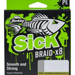Discount Angelschnur Sick Braid (300m, Hi-Viz Yellow) Geflochtene Schnüre