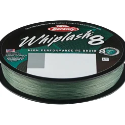 Discount Angelschnur Whiplash8 (grün, 300 m) Geflochtene Schnüre