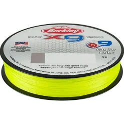 Berkley Angelschnur X9™ Braid (Fluro Green, 150 m)< Geflochtene Schnüre