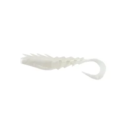 Clearance Gulp!® Nemesis Prawn Curl Tail (Pearl White) Gummiköder ·Twister|Raubfischangeln Kunstköder