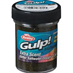 Outlet Gulp!® Saltwater Dough (Dark Brown/Silver Glitter) Forellenangeln-Zubehör|Forellenfutter & Forellenteige